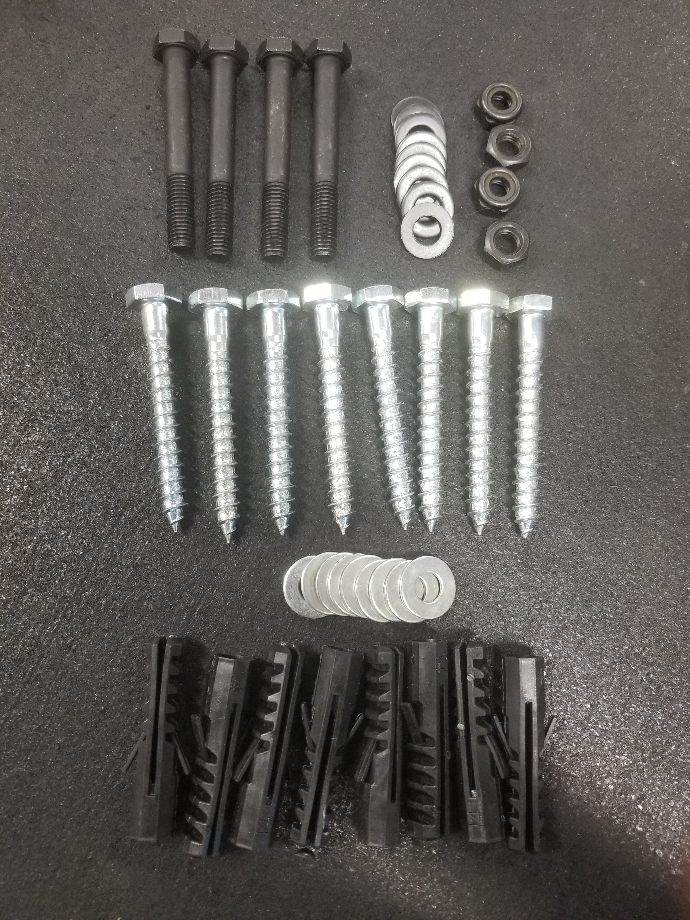 CFF WALL MOUNTED PULL UP BAR REPLACEMENT HARDWARE