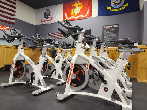 schwinn exercise bicycle Schwinn AC Performance Plus Indoor Bike with Carbon Blue Belt Drive an
