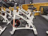 Schwinn AC Performance Plus Indoor Bike with Carbon Blue Belt Drive and Morse Taper - White