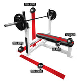 LEGEND FITNESS OLYMPIC FLAT BENCH - 3105