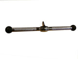 CFF 20" STRAIGHT CURL BAR W/RUBBER ENDS