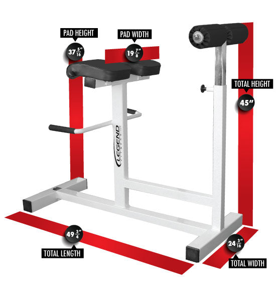 LEGEND FITNESS HORIZONTAL HYPER EXTENSION - 3151 – CFF STRENGTH ...