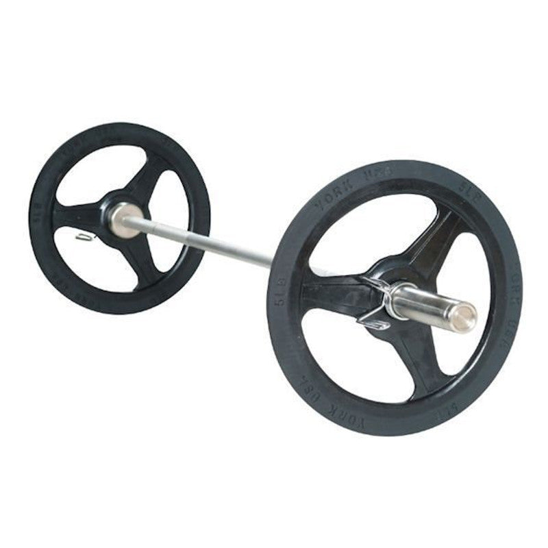 York Barbell Int'l. "Ultra-Lite" 6' Aluminum Bar - Olympic Training Bar