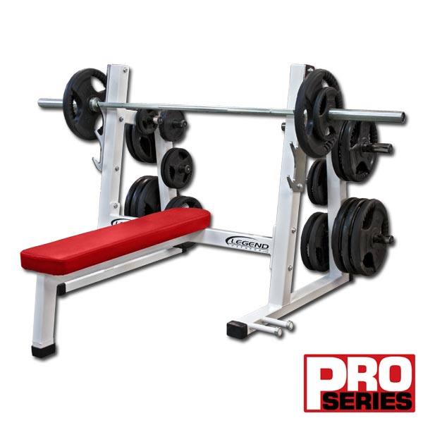 LEGEND FITNESS PRO SERIES OLYMPIC FLAT BENCH 3240 CFF STRENGTH