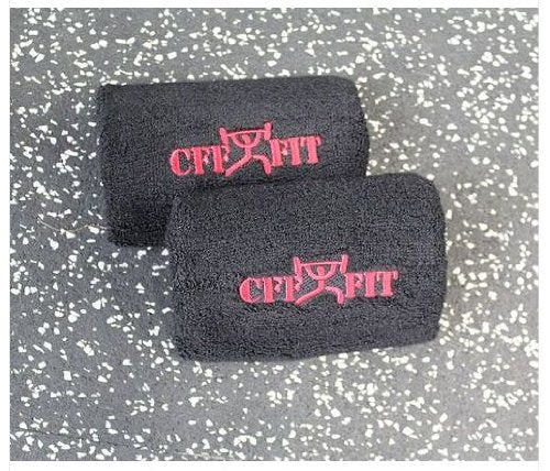 CFF Kettlebell Wrist Guards | Black & Pink | One Size | CFF Strength ...