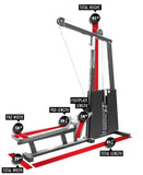 LEGEND FITNESS LAT PULLDOWN - LOW ROW COMBO - 945