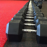 CFF Rubber Hex Dumbbells - Limited Lifetime Warranty - CFF FIT