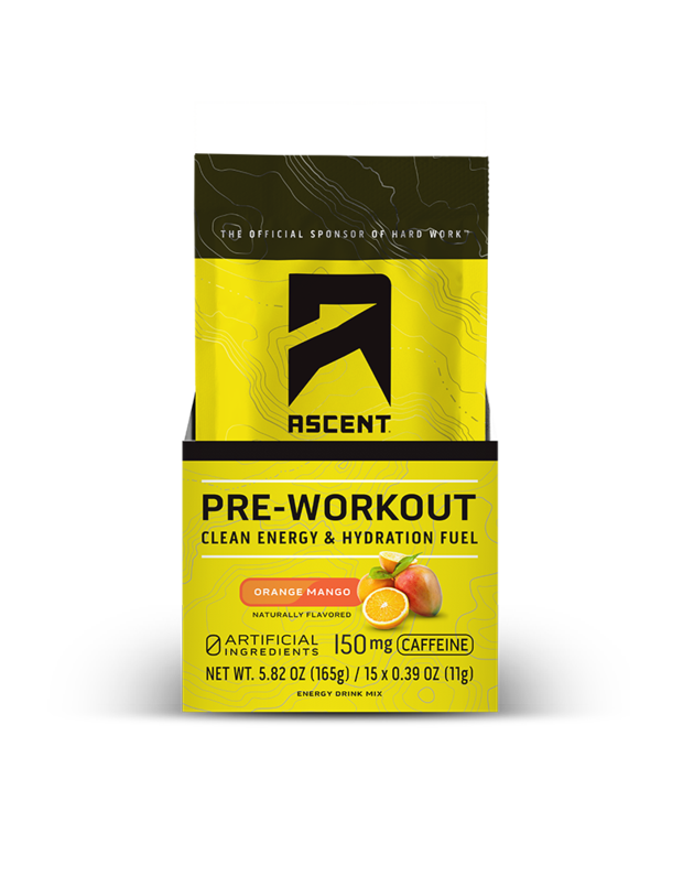 Ascent Pre Workout - Boost energy and hydration levels