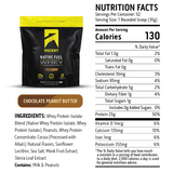 ascent choc peanut butter whey protein