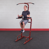 body solid vertical knee raise