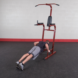 body solid vertical knee raise