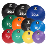 Body Solid Rubber Medicine Balls - 6 - 30 LBS