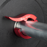 BODY SOLID ROEPKE OLYMPIC BAR COLLARS, SILID ALUMINUM CONSTRUCTION