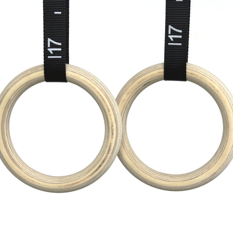 WOOD GYM RINGS