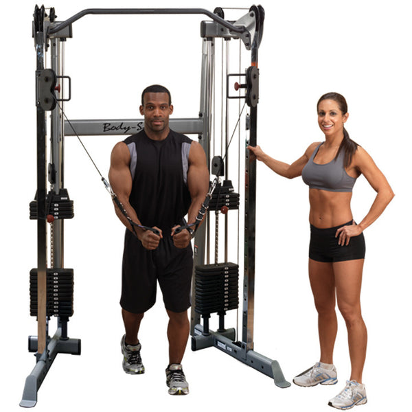 Commercial Functional Training Machine Cable Crossover With Dual 220lb