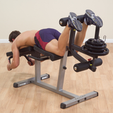 body solid lying leg curl