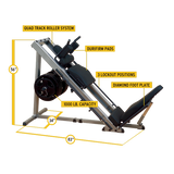BODY SOLID LEG PRESS & HACK SQUAT - GLPH1100