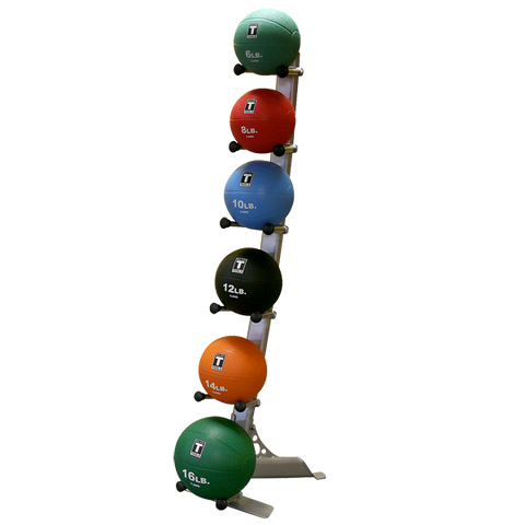 body solid rubber medicine ball rack