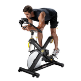 LeMond Revmaster Pro Indoor Cycle by Life Fitness and Hoist - Belt Drive Bike