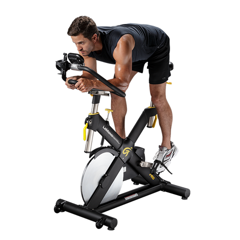 LeMond Revmaster Pro Indoor Cycle by Life Fitness and Hoist Belt Drive Bike