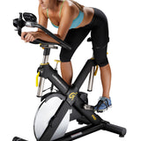 LeMond Revmaster Pro Indoor Cycle by Life Fitness and Hoist - Belt Drive Bike