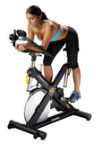 LeMond Revmaster Pro Indoor Cycle by Life Fitness and Hoist - Belt Drive Bike