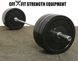 CFF Rubber Olympic Bumper Plates - CFF FIT