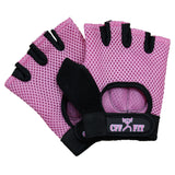 Pink Weight lifting gloves
