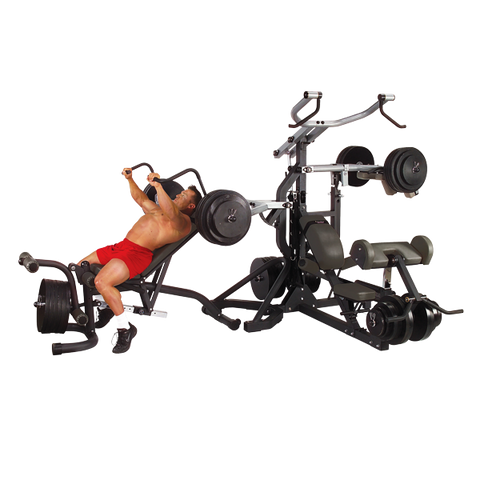 BODY SOLID FREE WEIGHT LEVERAGE GYM PACKAGE - SBL460P4