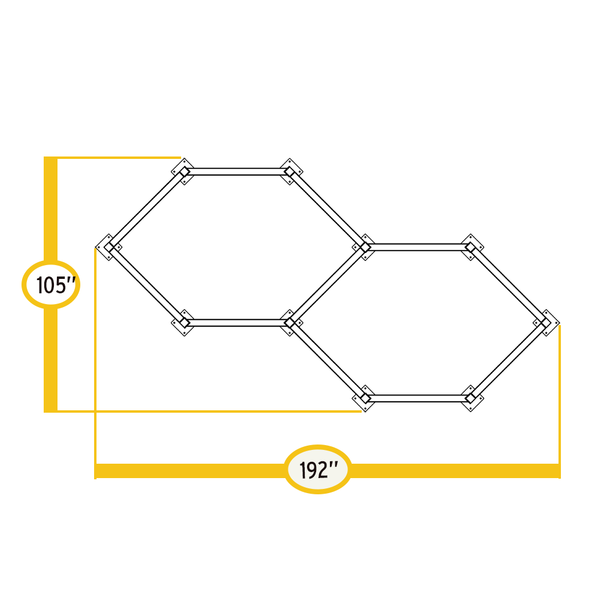 Body Solid Short Hexagon Rig - Hex Training Rig | CFF Strength Equipment