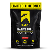 ASCENT WHEY PROTEIN - SINGLE SERVE OR 2 LB. PACKAGING