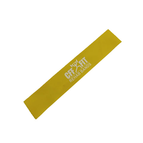 12" RESISTANCE BAND LOOP - YELLOW