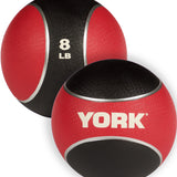 York Barbell Rubber Medicine Balls - 6 - 20 LBS