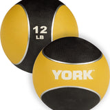 York Barbell Rubber Medicine Balls - 6 - 20 LBS
