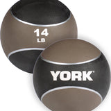 York Barbell Rubber Medicine Balls - 6 - 20 LBS