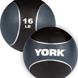 York Barbell Rubber Medicine Balls - 6 - 20 LBS