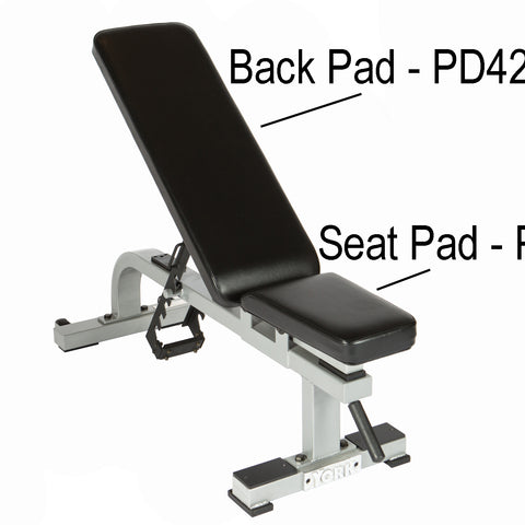 York Barbell STS Flat to Incline Bench Replacement Pads