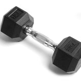 YORK RUBBER HEX DUMBBELL - 12.5 LBS