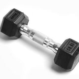 YORK RUBBER HEX DUMBBELL - 5 LBS