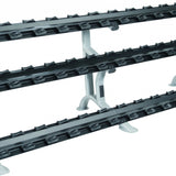 York Barbell 2 and 3 Tier ETS Dumbbell Rack for Pro-Style Dumbbells; 10 or 18 pairs