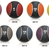 York Barbell Rubber Medicine Balls - 6 - 20 LBS