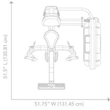 HOIST CL-3301 CHEST PRESS_dimensions