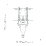 Hoist Angle Linear Leg Press - CF-3355
