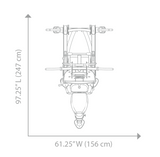 Hoist Angle Linear Leg Press - CF-3355