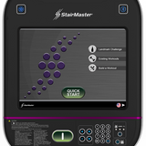 stairmaster gauntlet series 8 stepmill 15 inch embedded console