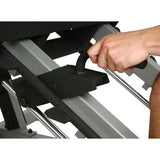 YORK BARBELL ST 35 DEGREE LINEAR LEG PRESS safety