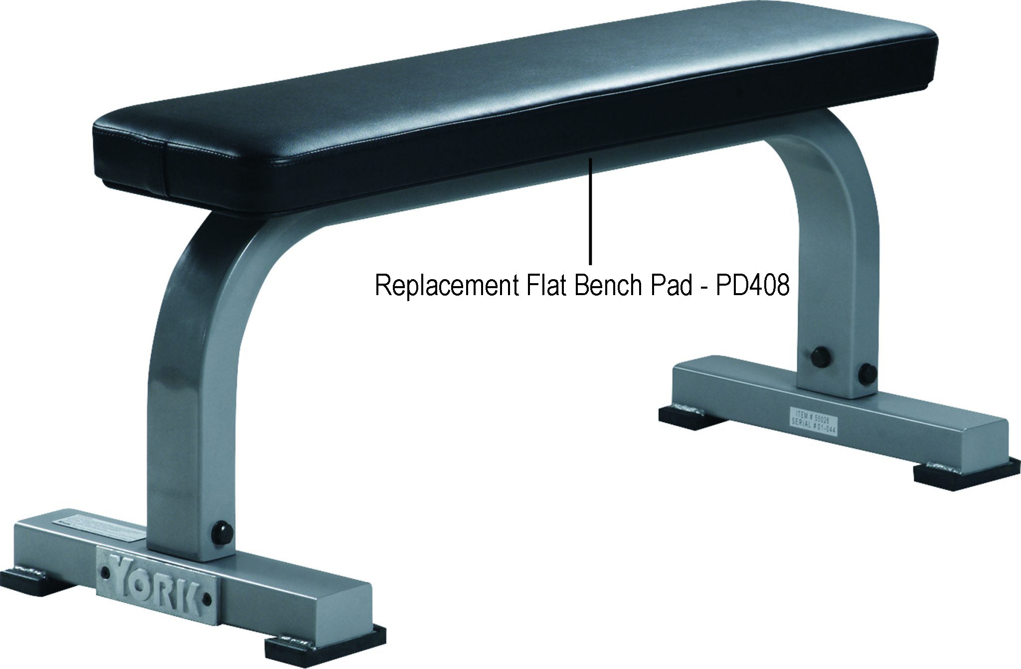 York Barbell STS Flat Bench Replacement Seat Pad